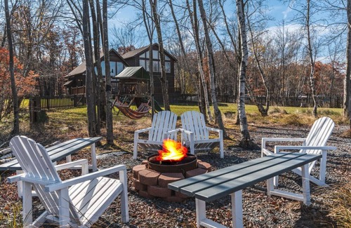Albrightsville House | Lakefront | Views | Fire Pit | Deck | Play Set
