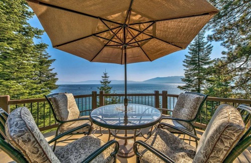 South Lake Tahoe Cabin | Lakefront with private pier and buoy