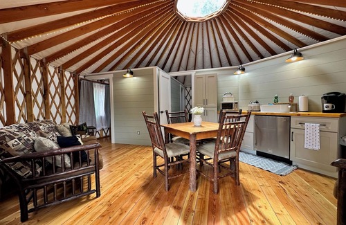 Warrensburg RV Rental | Lakefront Yurt @ Daggett Lake