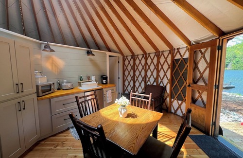 Warrensburg RV Rental | Lakefront Yurt @ Daggett Lake