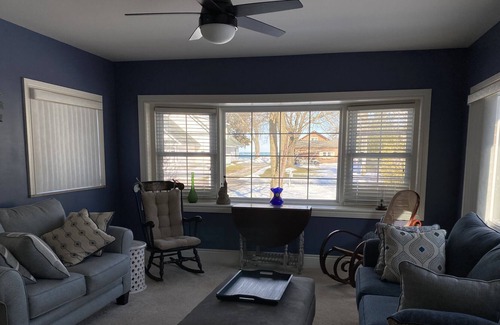Burtchville House | Lakehouse with Lake Huron views & Beach access.
