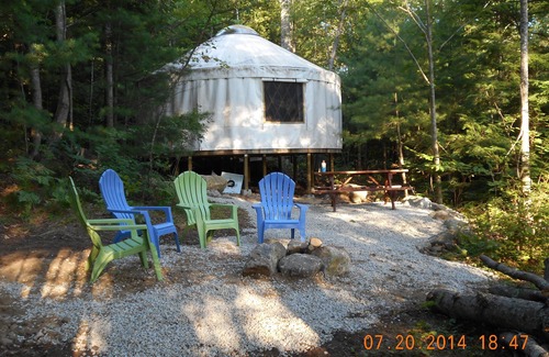 Alton Cabin | LAKES REGION YURTS! The BEST private yurt in the Lakes Region. Book now☺️n