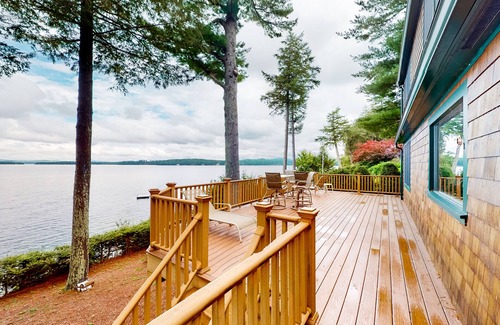 Alton Bay House | Lakeside cottage with Lake Winnipesaukee views & private boat dock, dog-friendly