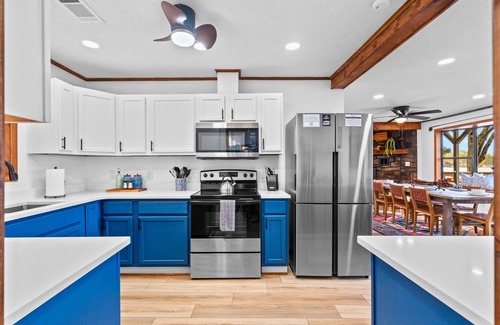 Mid America House | Lakeside Retreat w/Dock, Game Room, Spacious Deck