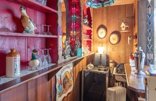Lake Lure Cottage | Lakeview Lodge - Screened Porch with Lake View, Fire Pit, Fireplace, Dog Friendly