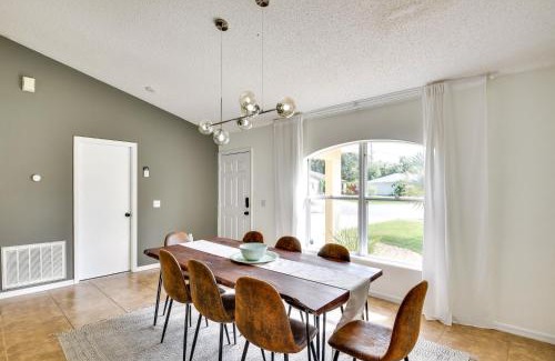 Palm Coast House | Lanai and Fire Pit Peaceful Palm Coast Home!