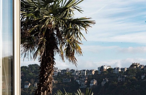 Perros-Guirec Apartment | Lancelot islet, sea view and feet in the water