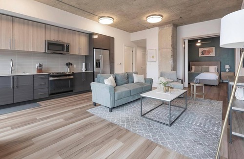 Baileys Crossroads Apartment | Landing | Chic 2BD, Game Room, Gym