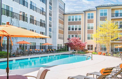 Chillum Apartment | Landing | Incredible 1BD, Courtyard, Clubhouse