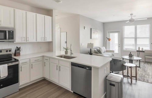 Belle Mina Apartment | Landing | Modern 2BD, Courtyard, Gym