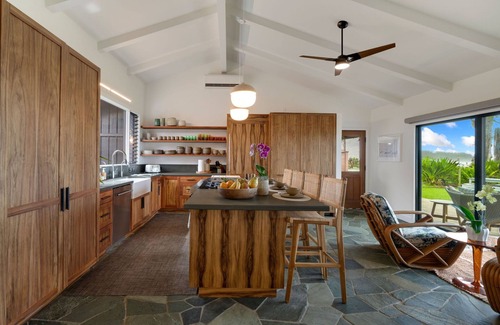 Hanalei House | Lani Kai - Beachfront on Hanalei Bay with Sauna, Hot Tub and Fire Pit