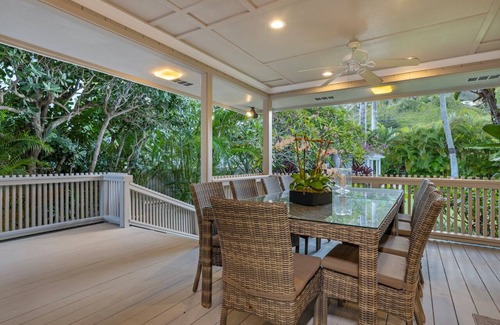Lanikai House | Lanikai Seashore by Gather: Oceanfront Home w/Mokulua Views, AC & Lush Yard