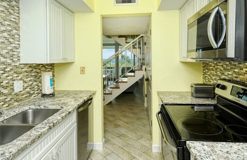 Longboat Key Apartment | LaPlaya 105B-Relax on the balcony and watch the dolphins swim by and the pelicans dive!