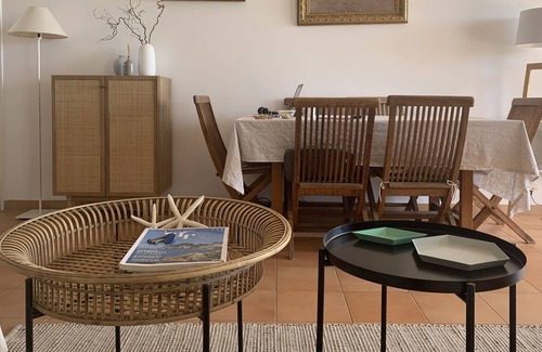 Les Lecques Apartment | Large 4 bedroom apartment on the beach sea view with Garden