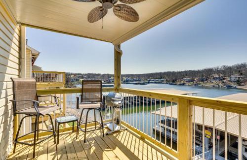 Osage Beach Apartment | Large Balcony with View Lakefront Osage Beach Condo