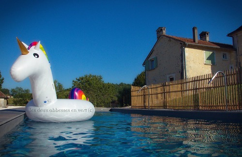 Mareuil en Perigord House | Large Chic House (4/9) Quiet on 40 Ha Nature Horses Heated Pool Pond