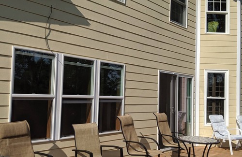Town of Hastings House | Large docks, place for memories as one of a kind. Relax, play, swim, fish