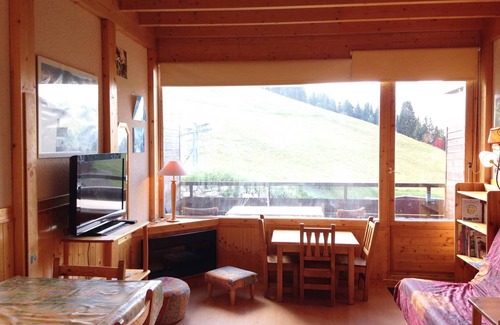 Manigod Apartment | ⛰ Large duplex with swimming pool Manigod - La Clusaz