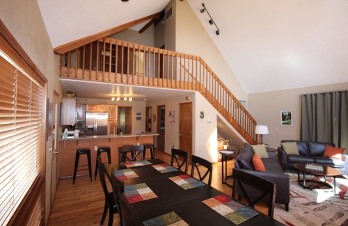 Twin Creek Village House | Large Family Friendly home in quiet forested neighborhood with sauna & hot tub.