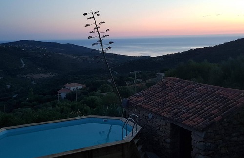 Serra-di-Ferro House | Large Family Villa Amazing Sea View, 10mn Cupabia Beach