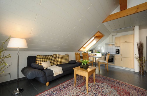 Schienen Apartment | Large Holiday Apartment "Vestner" on Lake Constance with Wi-Fi, Balcony, Terrace & Garden