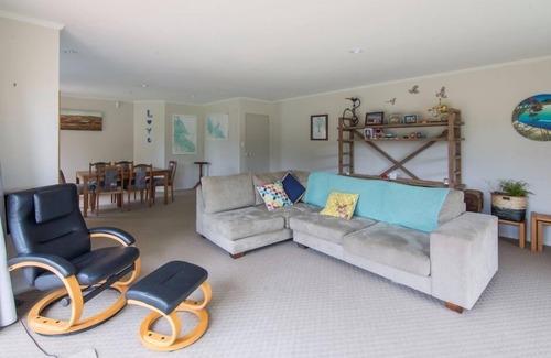 Papamoa Beach House | Large house big outdoor area, 4 min walk to beach