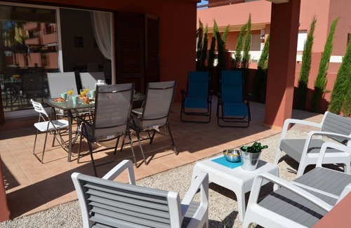 Mar de Cristal Ski Chalet | Large house with patio, pool views, free wifi, satellite tv, parking