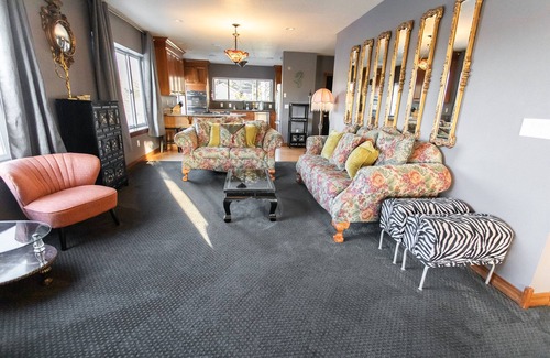 Lincoln City House | Large Lakefront Home only steps from D Beach! Bring grandma-we have an elevator!