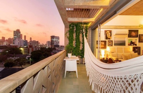 Barranquilla Apartment | Large loft with balcony and great city view