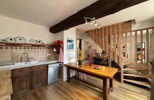 Trezelles Cottage | Large modern house for 12, garden, pets allowed