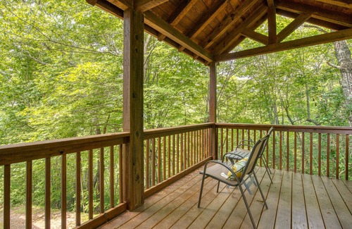 Sylva House | Large multi-level beauty with wrap-around deck, patio, AC, WiFi, wood fireplace