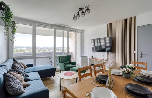 Sevran Apartment | Large-Paris, CDG, Villepinte Expo, Disney, Asterix