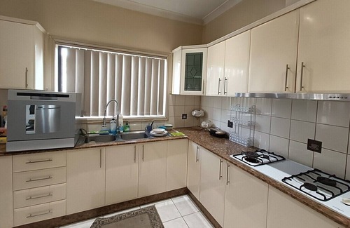 Merrylands House | Large Queen Bedroom with Air Conditioner
