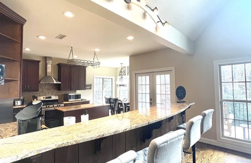 Lake Lure House | Large Rental in Rumbling Bald Resort on Septic. No damage. Ready to go!