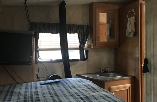 Hunt Club House | Large RV to stay on our property with pool or you take traveling