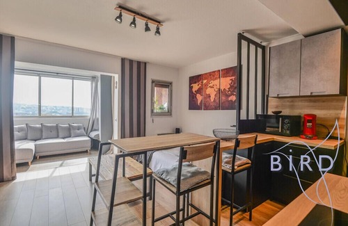 Saint-Laurent-du-Var Apartment | Large studio with swimming pool and open view