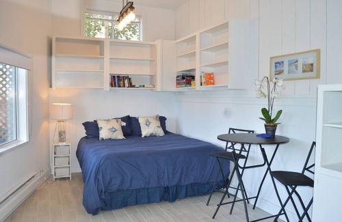 Stinson Beach Apartment | Large Studio with wrap around deck above Stinson Beach & near many hiking trails