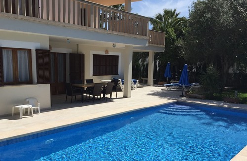 Sa Coma House | Large villa 150 beach 400sqm, pool, 6 bedrooms, 4 bathrooms, 1WC, WIFI