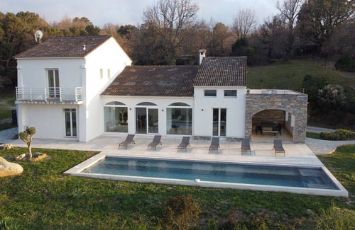 Vallecalle House | Large Villa with a view on the Bay, 6 bedrooms, heated pool