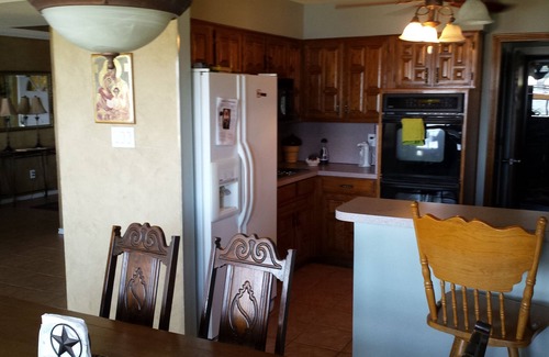Enchanted Oaks House | Large Waterfront - Enjoy great lake relaxation outside and fun gaming inside!