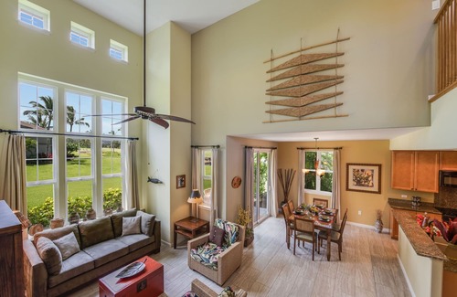 Waikoloa House | Last minute discount 40% off! Quiet, redone end unit. Great views. Play 90 golf!