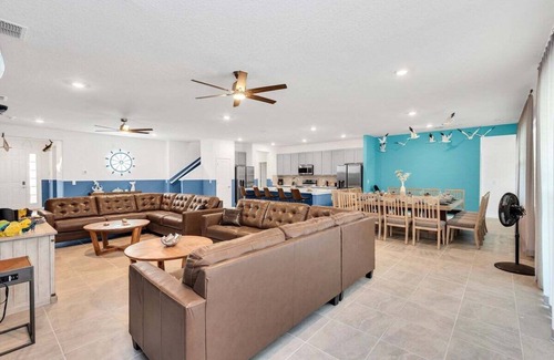Kissimmee Villa | Last Minute Disney! Private Pool, Game Room & Themed Bedrooms. Book Now! #118563