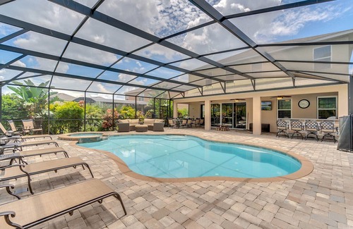 Watersong Villa | Last Minute Disney! Private Pool, Hot Tub, Game Room & Themed Bedrooms. Book Now! #17812