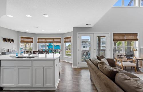 Ocean Isle Beach House | Latitude Adjustment by Brunswick Vacation Rentals Canal front with dock