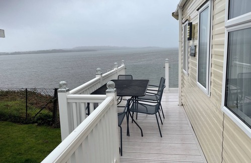 Hamworthy House | Lavender super front row sea view caravan at Rockley Park, Poole Harbour, Dorset