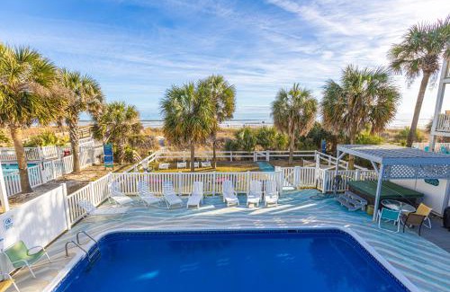 Crescent Beach House | Lavish Accessible, On Ocean, 4 King Beds, Huge Private Pool, Yard, Spa, Patio, BBQ, & Game Tables