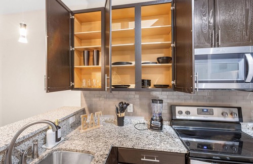 Five Points South Apartment | Lavish one bedroom apartment in downtown Birmingham with rooftop stadium views.