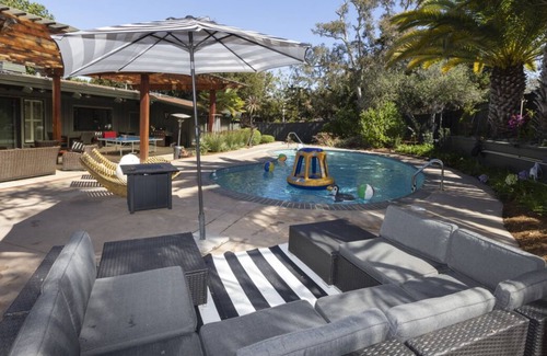 Downtown Monterey House | Lavish Villa Minutes from Pebble Beach Golf Academy! Private Backyard w/ Pool!