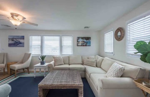 Ship Bottom Apartment | LBI Beach Escape. 2-bedroom apartment with AC in best Ship Bottom location