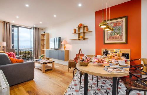 Houlgate Apartment | "Le 139" FRONT DE MER - Grand appartement contemporain 2 à 6 personnes - 1er étage